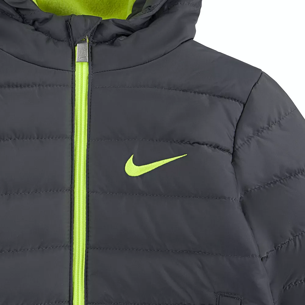 Baby Boy Nike Hooded Puffer Heavyweight Jacket 9 Baby Boy Nike Hooded Puffer Heavyweight Jacket - Image 7