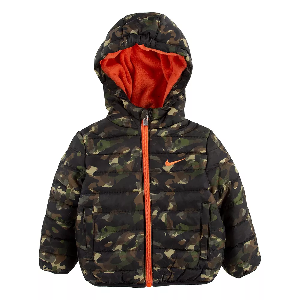 Baby Boy Nike Hooded Puffer Heavyweight Jacket 6 Baby Boy Nike Hooded Puffer Heavyweight Jacket - Image 4
