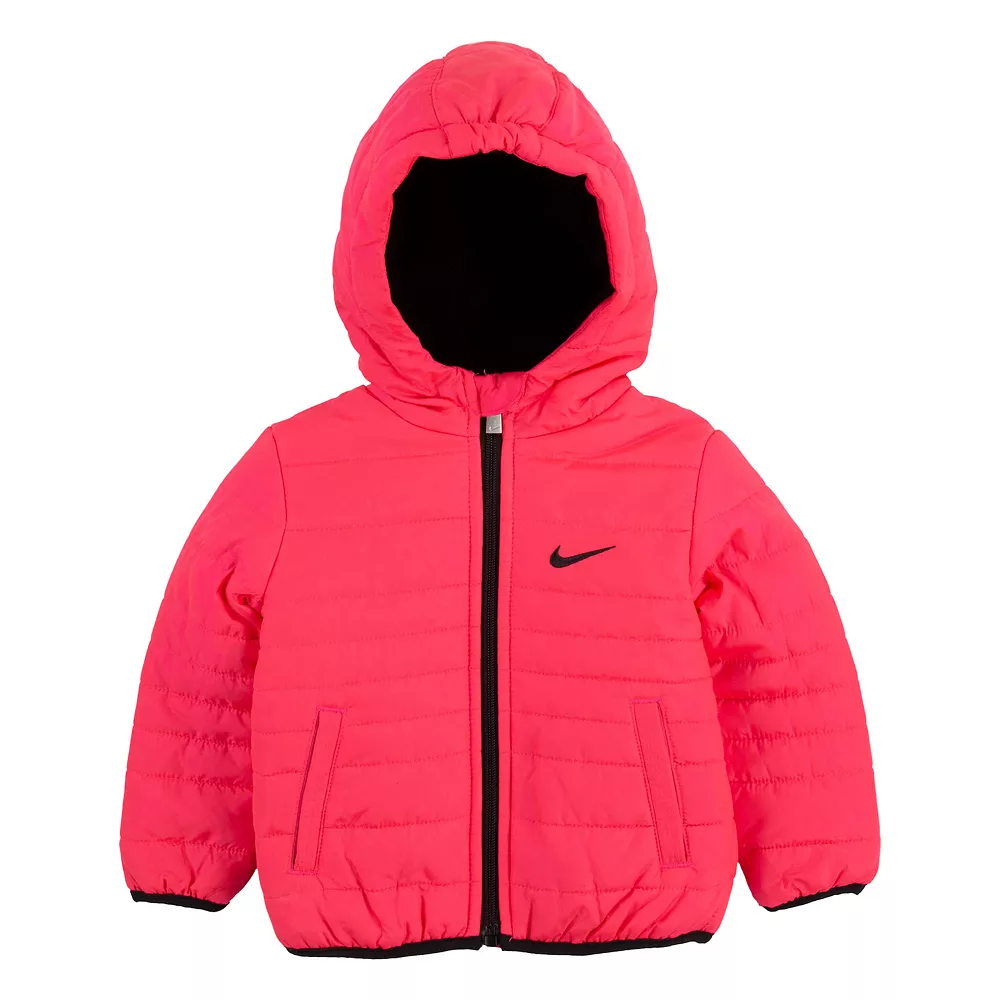 Baby Girl Nike Full-Zip Puffer Jacket 5 Baby Girl Nike Full-Zip Puffer Jacket - Image 3