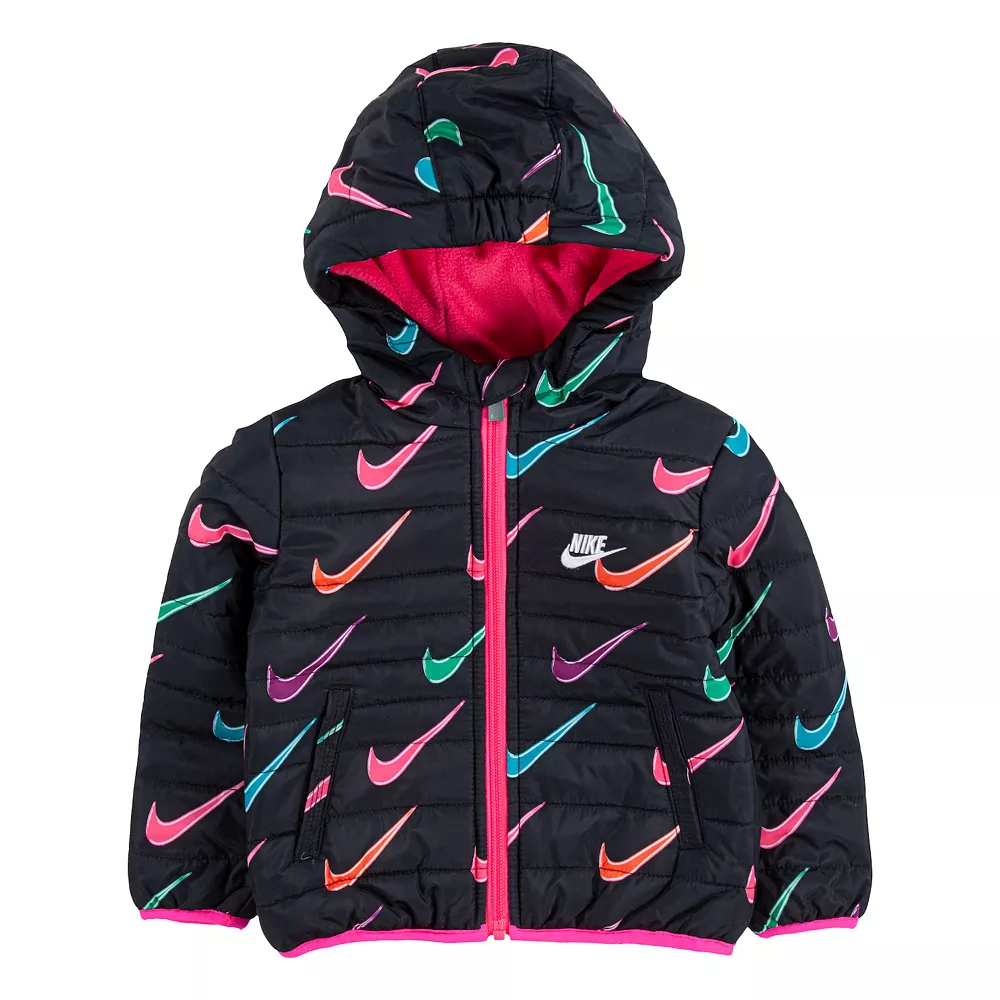 Baby Girl Nike Full-Zip Puffer Jacket 4 Baby Girl Nike Full-Zip Puffer Jacket - Image 2