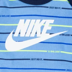 Baby Boy Nike Logo Striped Bodysuit & Pants Set 13 Baby Boy Nike Logo Striped Bodysuit & Pants Set -Cheap Baby Gear Shop 5046150 ALT2