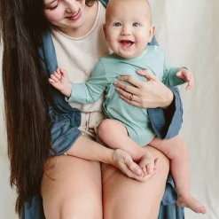 Goumi Organic Cotton Blend Long-Sleeve Bodysuit -Cheap Baby Gear Shop 5241404 ALT3