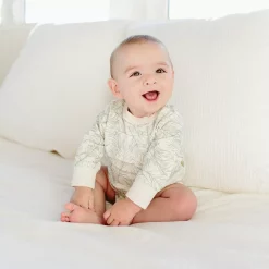 Goumi Organic Cotton Blend Long-Sleeve Bodysuit -Cheap Baby Gear Shop 5241404 ALT4