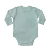 Goumi Organic Cotton Blend Long-Sleeve Bodysuit -Cheap Baby Gear Shop 5241404 Sea Glass