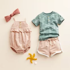 Baby & Toddler Little Co. by Lauren Conrad Organic Short-Sleeve Henley Tee -Cheap Baby Gear Shop 5263842 ALT10