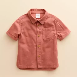 Baby & Toddler Little Co. by Lauren Conrad Button-Front Shirt 10 Baby & Toddler Little Co. by Lauren Conrad Button-Front Shirt -Cheap Baby Gear Shop 5497569 Dark Mauve