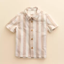 Baby & Toddler Little Co. by Lauren Conrad Button-Front Shirt 13 Baby & Toddler Little Co. by Lauren Conrad Button-Front Shirt -Cheap Baby Gear Shop 5497569 Tan Stripe