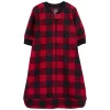 Baby Carter's Buffalo Plaid Fleece Sleep Bag