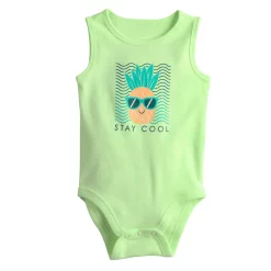 Baby Jumping Beans® Sleeveless Romper 12 Baby Jumping Beans® Sleeveless Romper -Cheap Baby Gear Shop 5543392 Green Pineapple