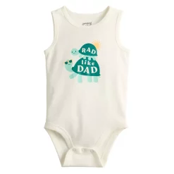 Baby Jumping Beans® Sleeveless Romper 11 Baby Jumping Beans® Sleeveless Romper -Cheap Baby Gear Shop 5543392 Ivory Dad