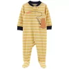 Baby Carter's Bear Fishing Striped Zip Fleece Sleep & Play -Cheap Baby Gear Shop 5572620