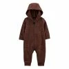 Baby Boy Carter's Zip Hooded Fleece Jumpsuit 1 Baby Boy Carter's Zip Hooded Fleece Jumpsuit -Cheap Baby Gear Shop 5574644