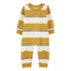Baby Boy Carter's Striped Fleece Romper -Cheap Baby Gear Shop 5574658