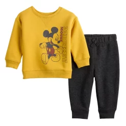 Baby Disney Mickey Mouse Fleece Sweatshirt & Jogger Pants Set by Jumping Beans®