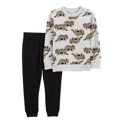 Baby Boy Carter's Dinosaur Triceratops Top & Jogger Pants Set