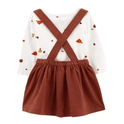 Baby Girl Carter's Autumn Gourd Tee, Acorn Jumper, & Headwrap Set -Cheap Baby Gear Shop 5576824 ALT