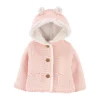 Baby Carter's Sherpa-Lined Cardigan 2 Baby Carter's Sherpa-Lined Cardigan -Cheap Baby Gear Shop 5589221 Pink