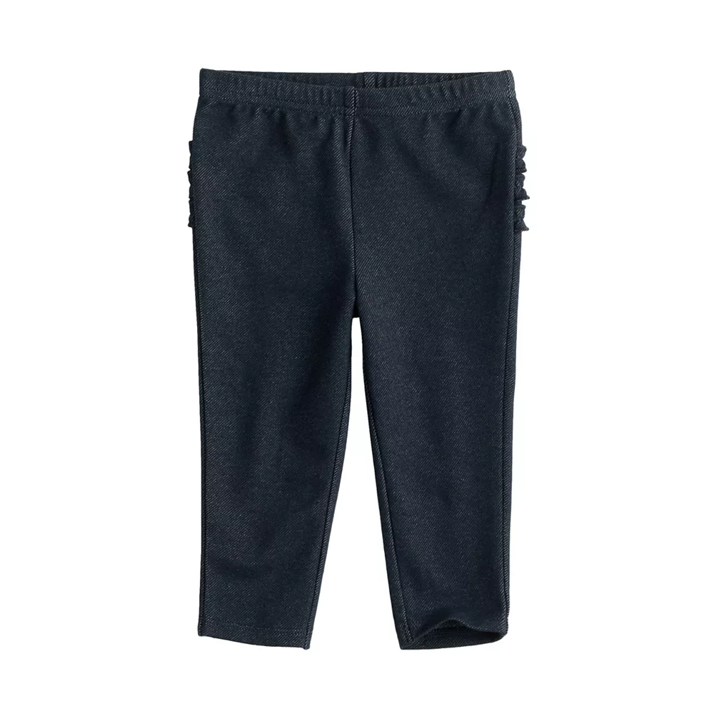 Baby Girl Jumping Beans® Ruffle Back Core Leggings 3 Baby Girl Jumping Beans® Ruffle Back Core Leggings