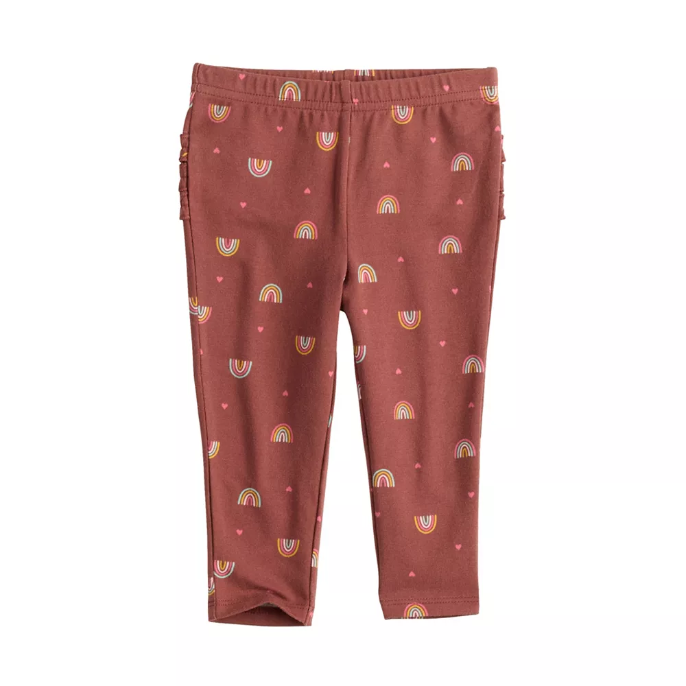 Baby Girl Jumping Beans® Ruffle Back Core Leggings 4 Baby Girl Jumping Beans® Ruffle Back Core Leggings - Image 2