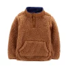 Baby Boy Carter's Quarter Zip Fleece Pullover -Cheap Baby Gear Shop 5595184 Brown