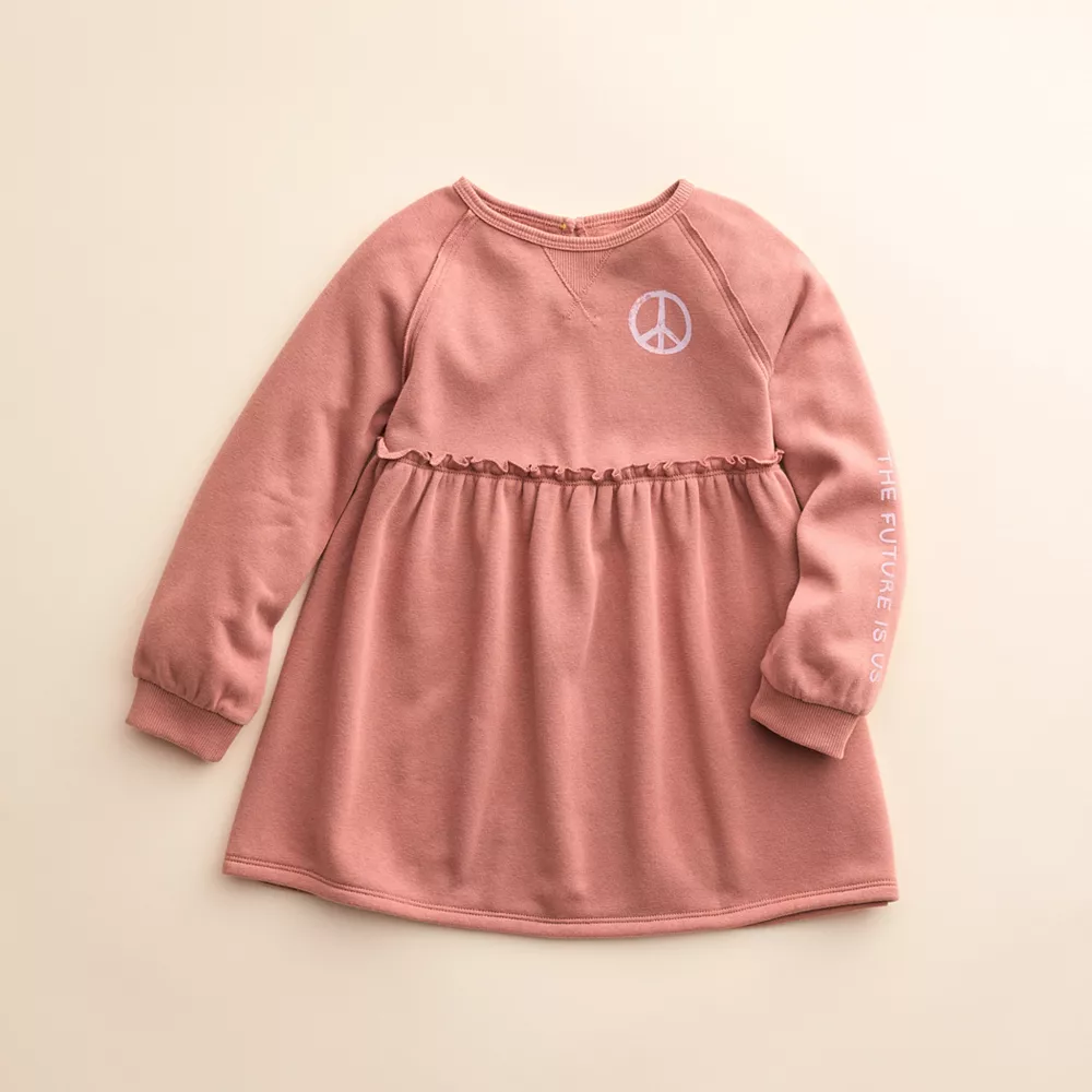 Baby & Toddler Girl Little Co. By Lauren Conrad Fleece Dress 4 Baby & Toddler Girl Little Co. By Lauren Conrad Fleece Dress - Image 2