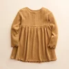Baby & Toddler Girl Little Co. by Lauren Conrad Long-Sleeve Henley Dress -Cheap Baby Gear Shop 5611836 Caramel