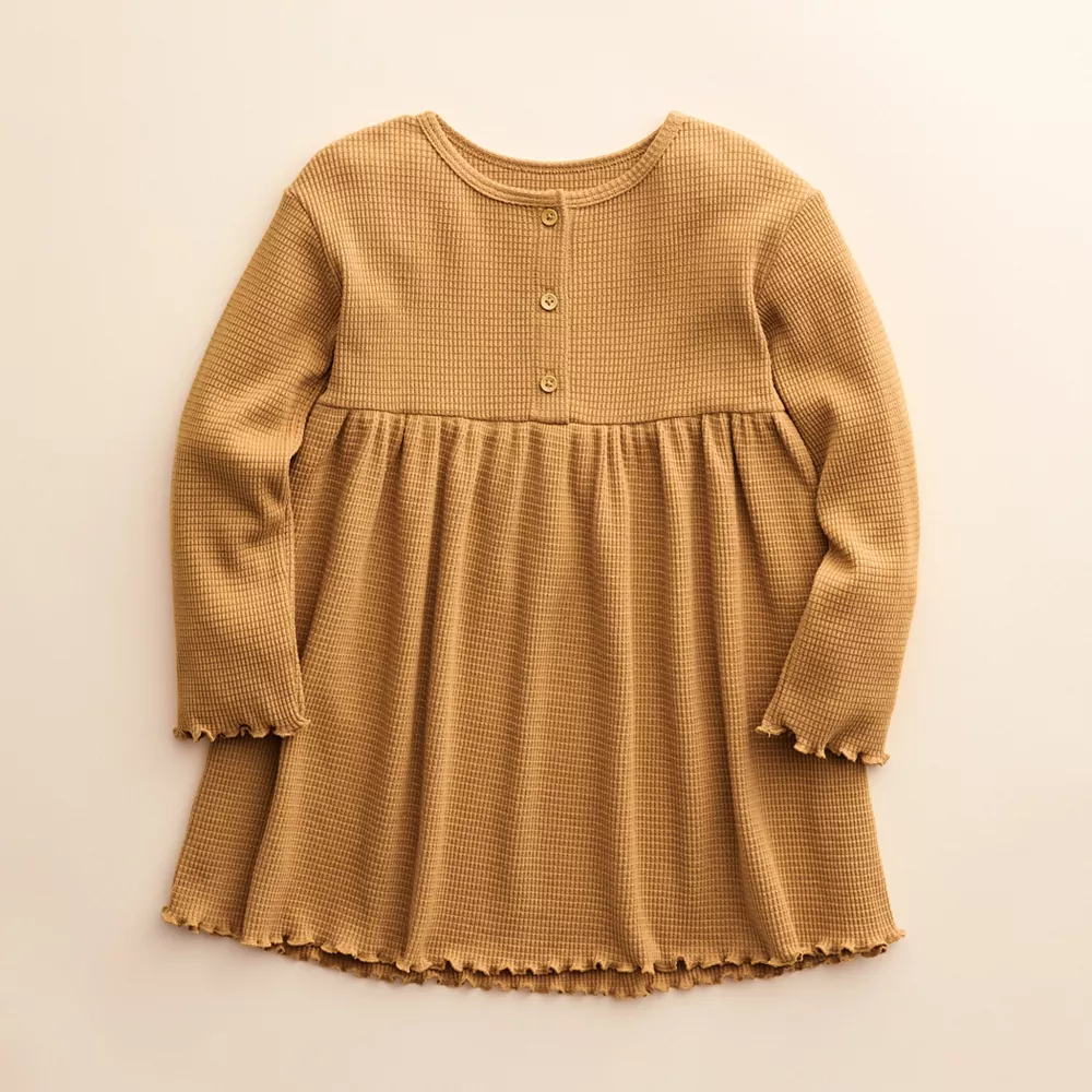 Baby & Toddler Girl Little Co. by Lauren Conrad Long-Sleeve Henley Dress 3 Baby & Toddler Girl Little Co. by Lauren Conrad Long-Sleeve Henley Dress