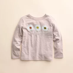 Baby & Toddler Little Co. by Lauren Conrad Organic Long-Sleeve Tee -Cheap Baby Gear Shop 5612767 Icy Mauve Flowers