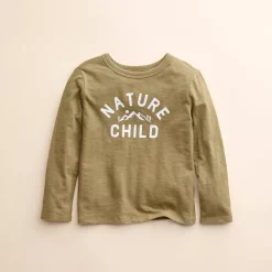 Baby & Toddler Little Co. by Lauren Conrad Organic Long-Sleeve Tee -Cheap Baby Gear Shop 5612767 Olive Nature Child