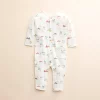 Baby Little Co. by Lauren Conrad Organic Pocket Romper -Cheap Baby Gear Shop 5613080 Ivory Camper Print