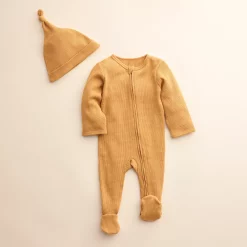 Baby Little Co. by Lauren Conrad Sleep & Play & Hat Set -Cheap Baby Gear Shop 5613363 Caramel