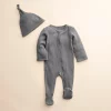 Baby Little Co. by Lauren Conrad Sleep & Play & Hat Set 1 Baby Little Co. by Lauren Conrad Sleep & Play & Hat Set -Cheap Baby Gear Shop 5613363 Charcoal