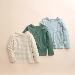 Baby & Toddler Little Co. by Lauren Conrad Organic 3-Pack Long Sleeve Tees
