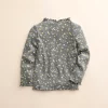 Baby & Toddler Girl Little Co. by Lauren Conrad Organic Lettuce-Edge Print Mockneck Top 2 Baby & Toddler Girl Little Co. by Lauren Conrad Organic Lettuce-Edge Print Mockneck Top -Cheap Baby Gear Shop 5622448 Charcoal Ditsy Floral