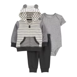 Baby Carter's 3-Piece Little Striped Jacket Set