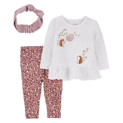 Baby Carter's 3-Piece Hedgehog Outfit Set