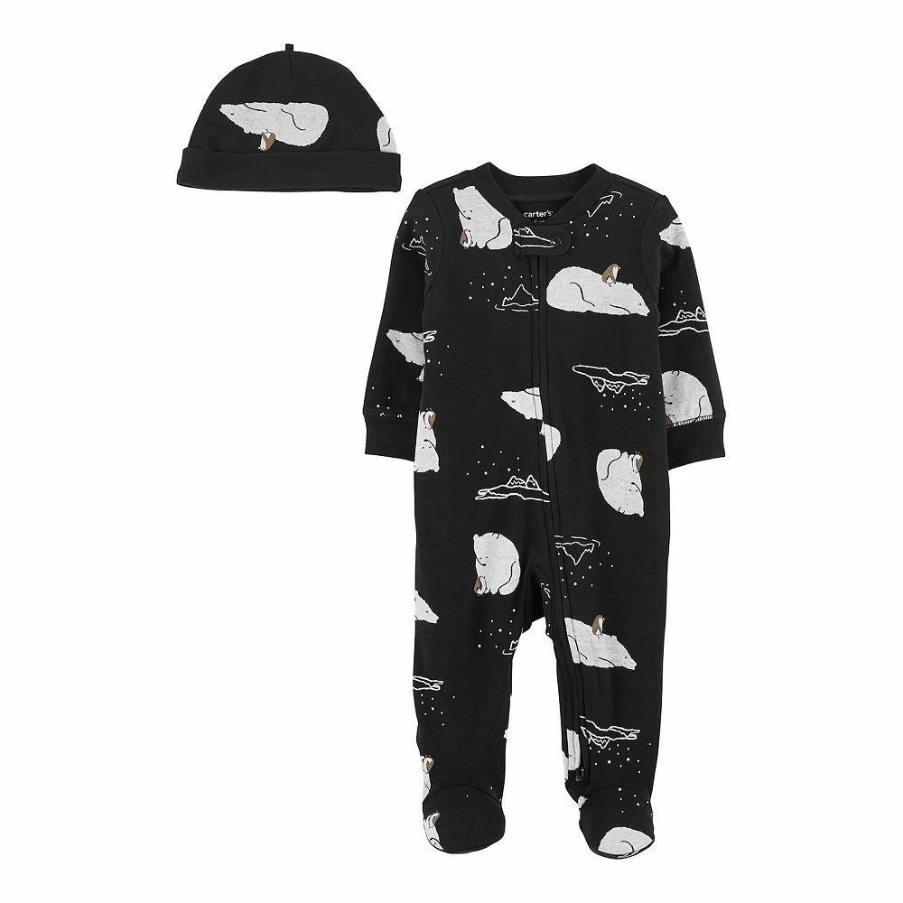 Baby Carter's 2-Piece Cap & Sleep & Play Set 3 Baby Carter's 2-Piece Cap & Sleep & Play Set