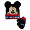 Disney's Mickey Mouse Toddler Boy 3-D Hat & Mittens Set