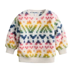 Baby Jumping Beans® Cozy Sherpa Crewneck Sweatshirt -Cheap Baby Gear Shop 5676651 Multi Geo Print