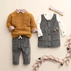 Baby & Toddler Little Co. by Lauren Conrad Lettuce-Edge Mockneck Top -Cheap Baby Gear Shop 5686895 ALT8