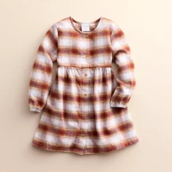 Baby & Toddler Little Co. by Lauren Conrad Organic Shirt Dress -Cheap Baby Gear Shop 5706391 Ombre Plaid Red